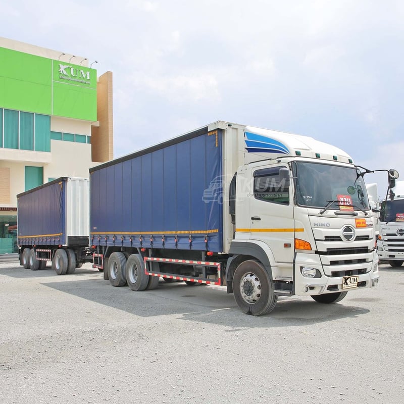 สิบล้อตู้ผ้าใบ HINO FL1A 344 แรง ปี 2567 + หางตู้ผ้าใบ สามเพลา อู่สามมิตร ปี 2567 (5506 5507) สิบล้อตู้ผ้าใบ HINO FL1A 344 แรง ปี 2567 + หางตู้ผ้าใบ สามเพลา อู่สามมิตร ปี 2567 (5506 5507)