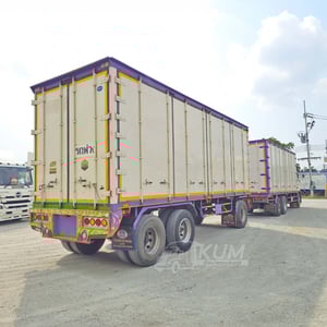 สิบล้อตู้สิบบาน HINO FL8J 260 แรง ปี 2560 + หางตู้สิบบาน สามเพลา อู่เซฟดีล ปี 2563 (3133 4972)