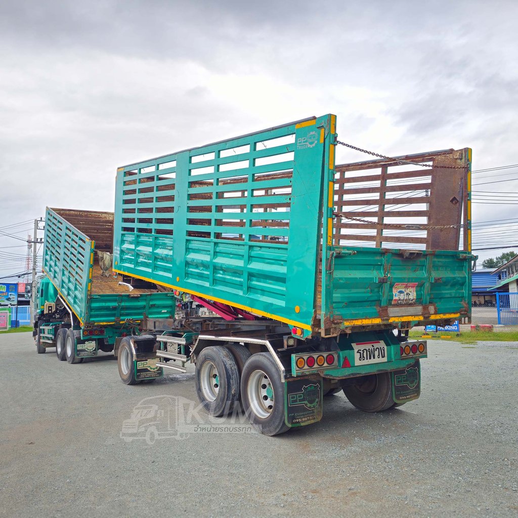สด ลด VAT สิบล้อดั้มพ์ ISUZU FXZ ปี 66 + หางดั้มพ์ สามเพลา อู่พีพีเอ็นเจเนริ่ง ทรัค  ปี 66 (4795 4796)