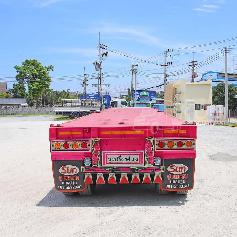 หางพื้นเรียบ สามเพลา อู่เดอะซัน ปี 65 (0376)