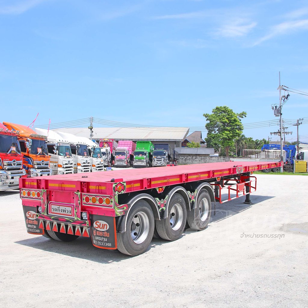 หางพื้นเรียบ สามเพลา อู่เดอะซัน ปี 65 (0376) หางพื้นเรียบ สามเพลา อู่เดอะซัน ปี 65 (0376)