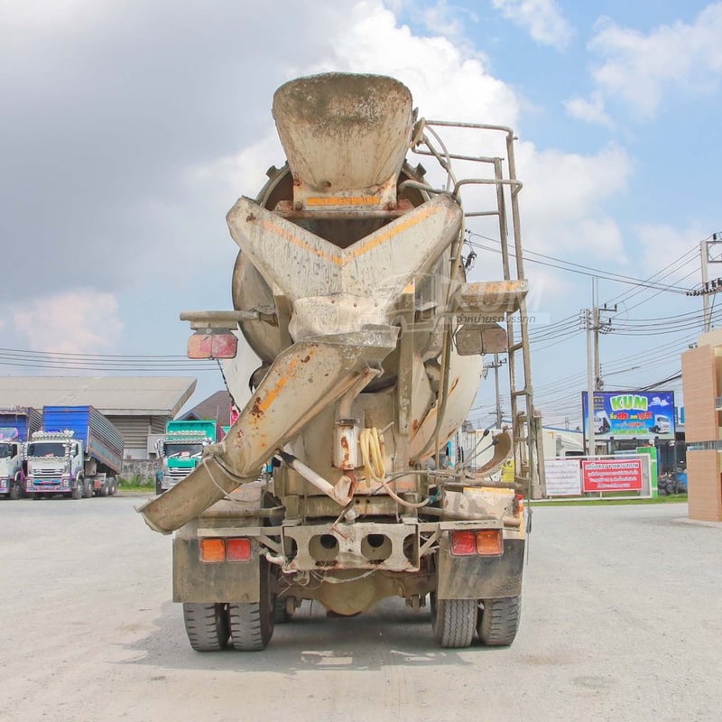 **ราคารวมเก็บงานสวยให้ใหม่* สิบล้อโม่ปูน HINO FM1A 330 แรง ปี 2555 (0741)