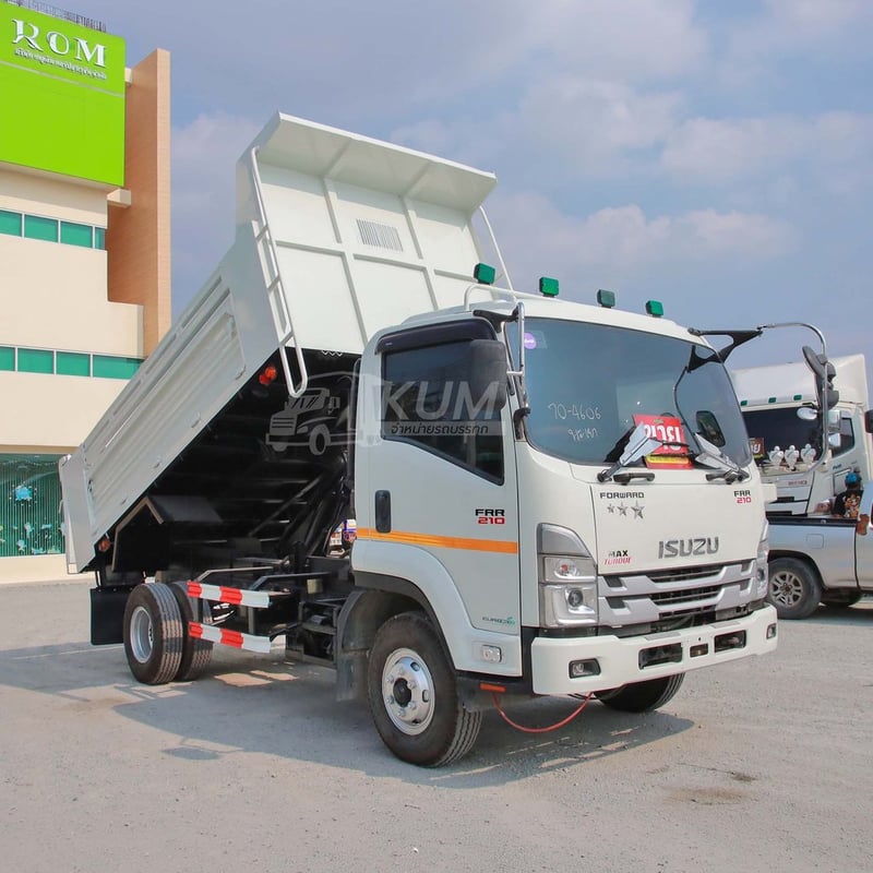 หกล้อดั้มพ์  ISUZU FRR 210  แรง ปี 2566 (4606)