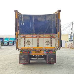 สิบสองล้อดั้มพ์ ISUZU FYH 360 แรง ปี 2556 + หางดั้มพ์ สามเพลา อู่ส.สมบัติ ปี 2556 (2507 2508)