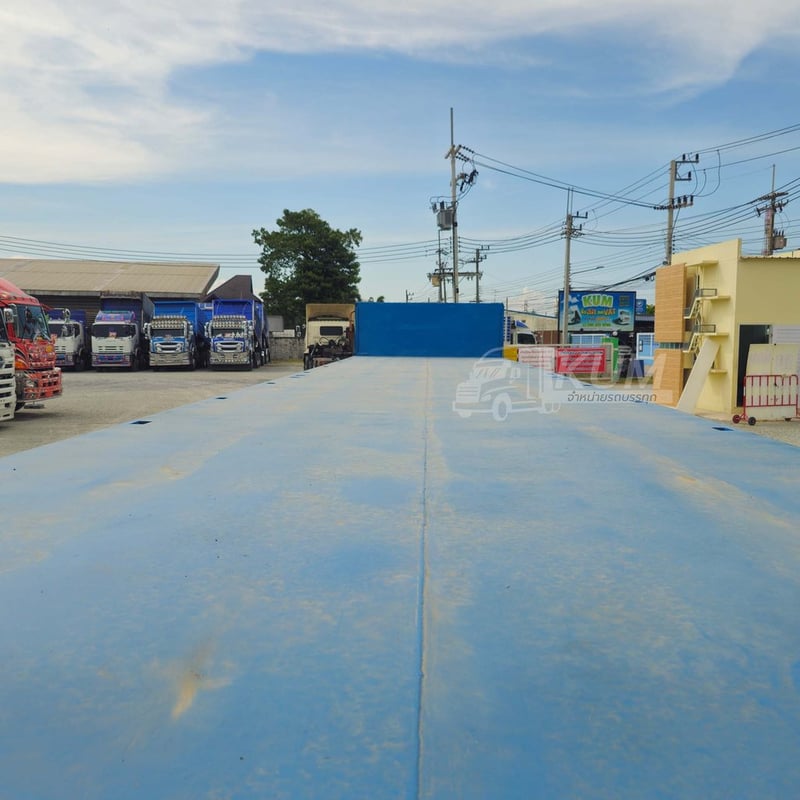  หางพื้นเรียบ สามเพลา อู่ ST ปี 2558 (8932)