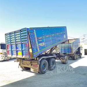 สิบล้อดั้มพ์ HINO FM2P 380 แรง ปี 2564 + หางดั้มพ์ สามเพลา อู่พงศ์ไพบูลย์ ปี 2564 (2344)