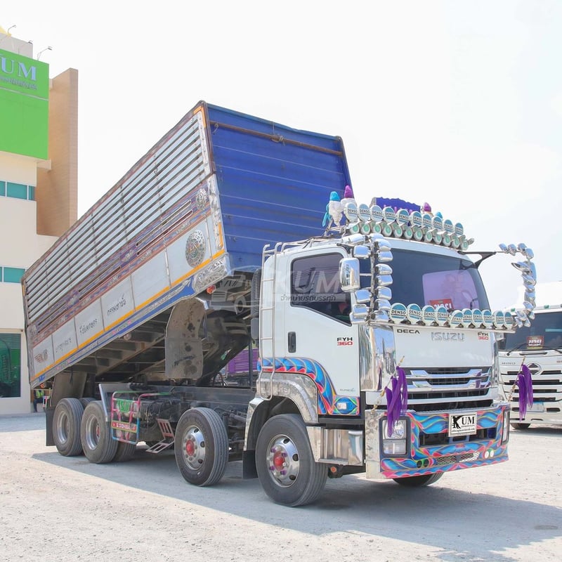 สิบสองล้อดั้มพ์ ISUZU FYH 360 แรง ปี 2556(2507)