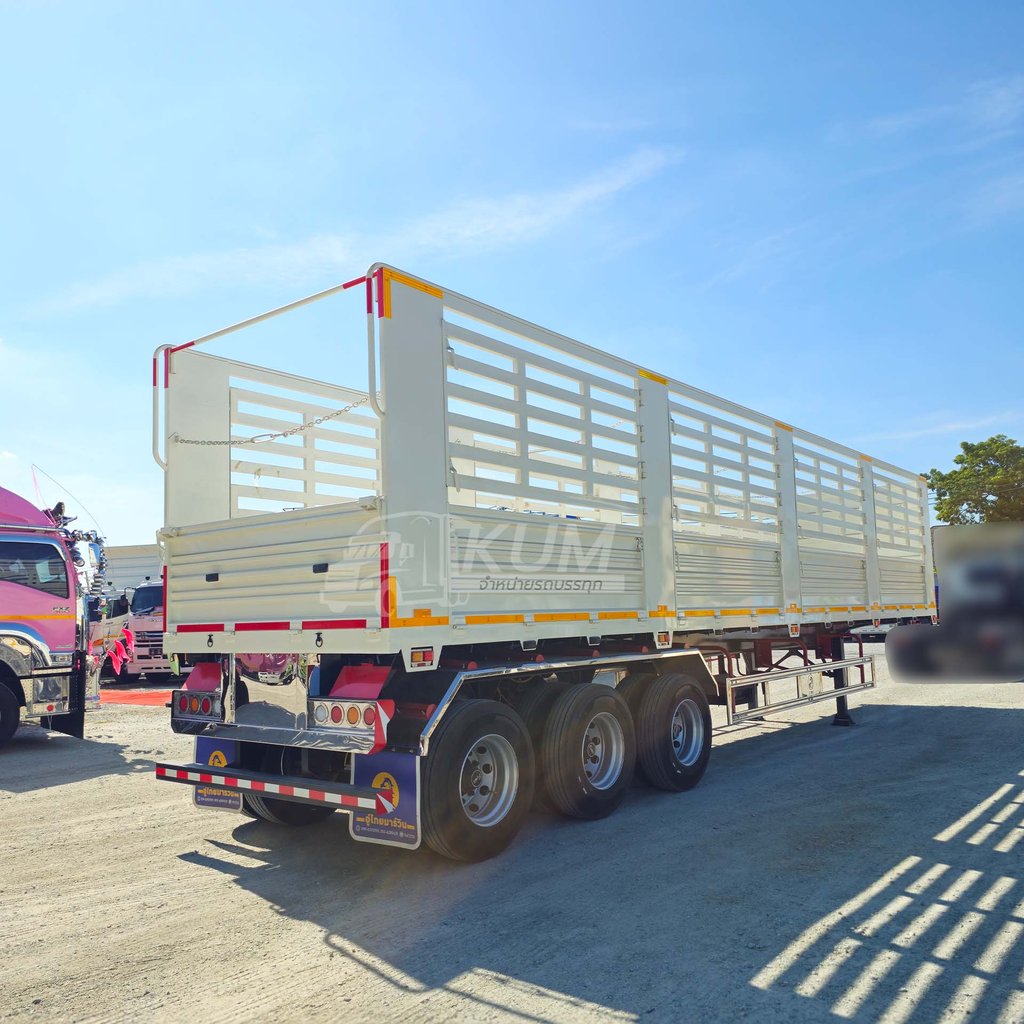 หางกระบะคอกเหล็ก สามเพลา ป้ายแดง อู่ไทยมาวิน ปี 2568 (0735) หางกระบะคอกเหล็ก สามเพลา ป้ายแดง อู่ไทยมาวิน ปี 2568 (0735)