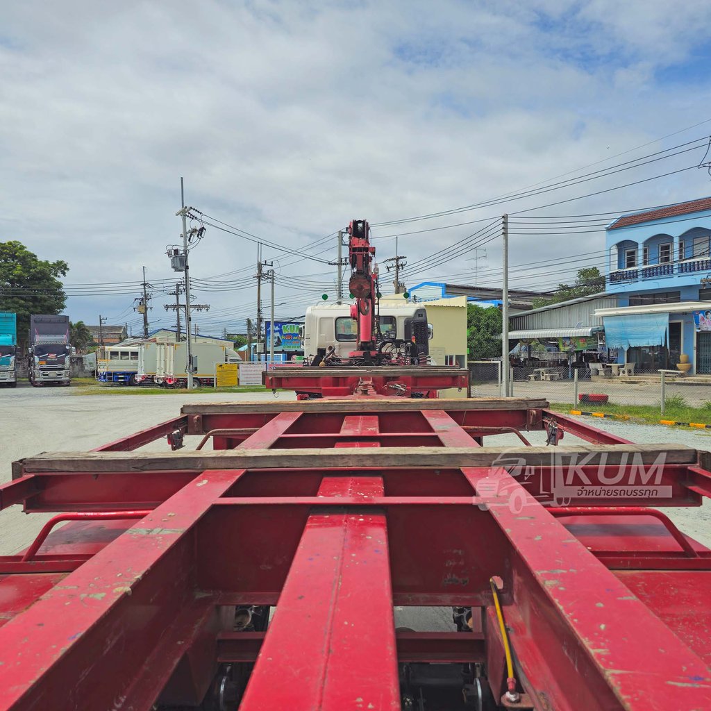 สิบล้อหัวลากติดเครน HINO FM1A 344 แรง ปี 62 + หางก้างสาลี สามเพลา (0293 4860) สิบล้อหัวลากติดเครน HINO FM1A 344 แรง ปี 62 + หางก้างสาลี สามเพลา (0293 4860)