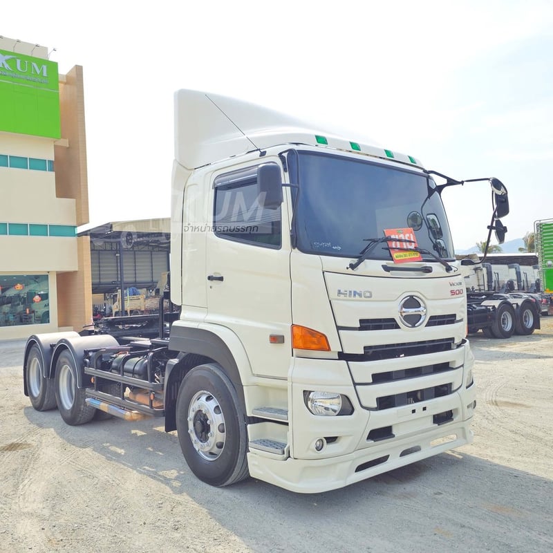 **ราคาตัด** สิบล้อหัวลาก HINO FM1A 344 แรง ปี 2561 (9739) **ราคาตัด** สิบล้อหัวลาก HINO FM1A 344 แรง ปี 2561 (9739)