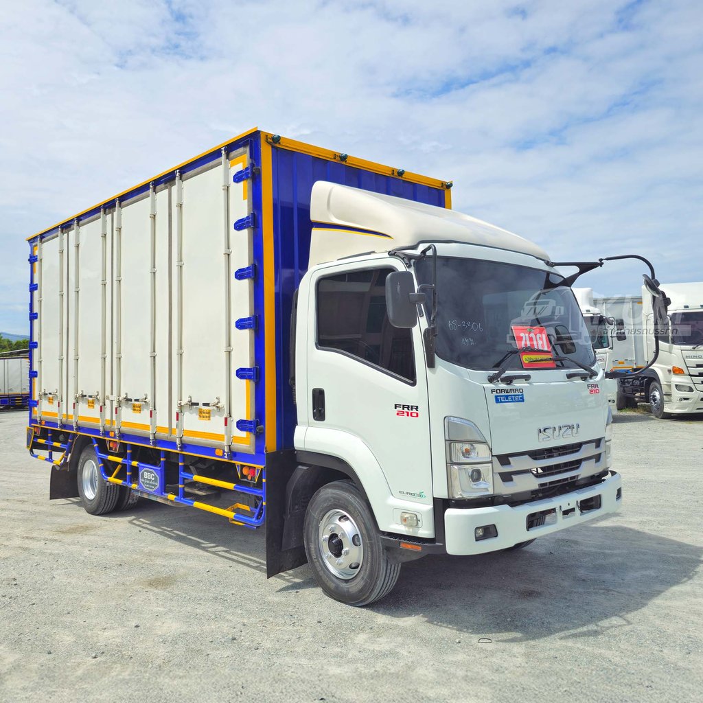 สด ลด VAT หกล้อราคาดี หกล้อล้อตู้สิบบาน ISUZU FRR 210 แรงม้า ปี 65 ถูกมาก (3306)