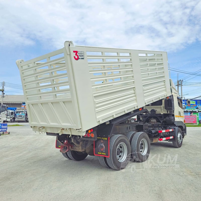 สิบล้อดั้มพ์สามมิตร HINO VICTOR 500 344 แรงม้า ปี 66 (7371)