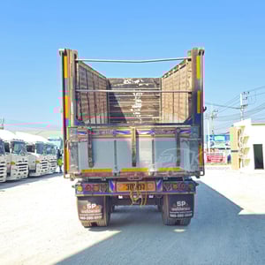 **ขายตัดด** สิบสองล้อดั้มพ์ ISUZU FYH 360 แรง ปี 56 + หางดั้มพ์ สามเพลา อู่ ส.สมบัติ ปี 56 (2505 2506)