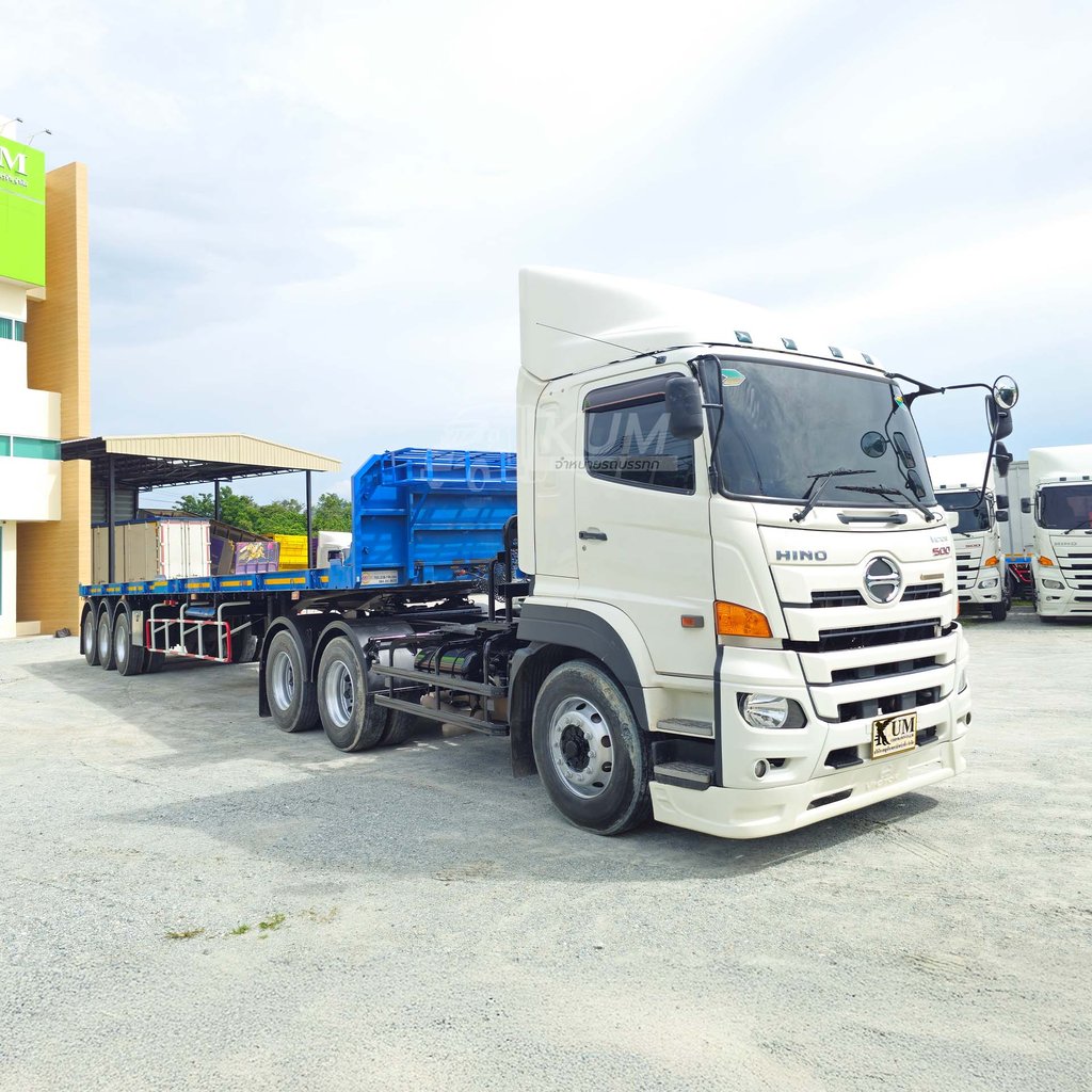 ผ่อน ลด ดอก สิบล้อหัวลาก HINO FM 344 แรงม้า ปี 66 + หางพื้นเรียบ สามเพลา อู่ WAFA ปี 66 (2348 2350) ผ่อน ลด ดอก สิบล้อหัวลาก HINO FM 344 แรงม้า ปี 66 + หางพื้นเรียบ สามเพลา อู่ WAFA ปี 66 (2348 2350)