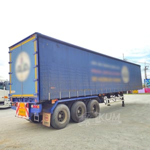 หางตู้ผ้าใบ สามเพลา อู่สามมิตร ปี 2565 (0160)