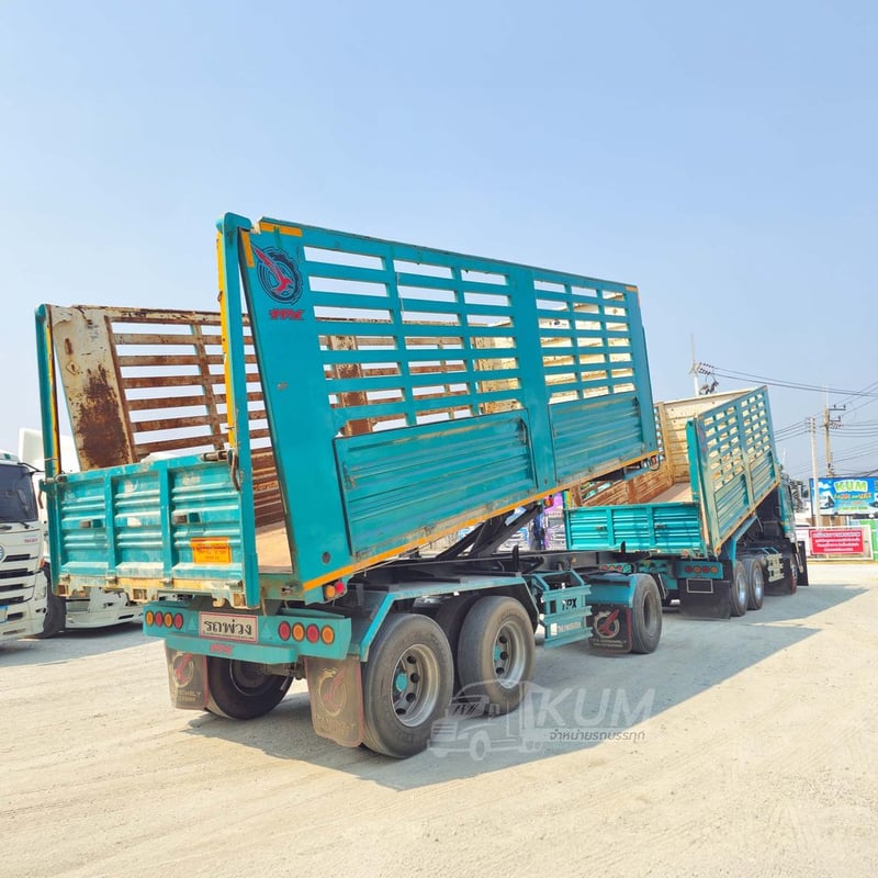 สิบล้อดั้มพ์ ISUZU FXZ 360 แรงม้า ปี 66  หางดั้มพ์ สามเพลา อู่เดอะฟินิกซ์ ปี 66 (5392 5393)