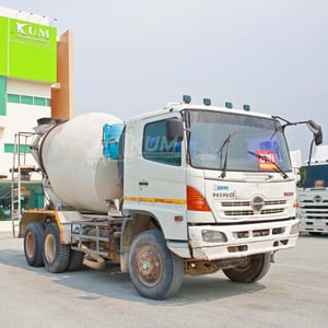 สิบล้อโม่ปูน HINO FM1A 330 แรง ปี 2556 (9081)