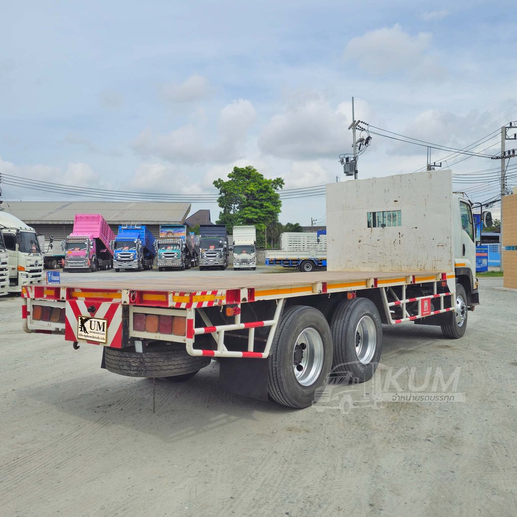 โปรพื้นเรียบลดเพียบ 90,000 ผ่อน ลด ดอก สิบล้อพื้นเรียบ ISUZU FVM 240แรงม้า ปี 55 (7288)