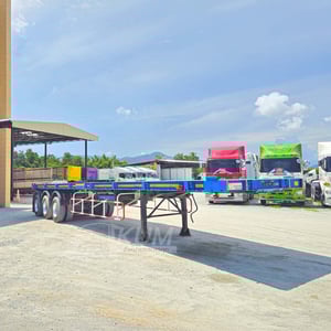 หางพื้นเรียบ สามเพลา WAFA ปี 2565 (5439)