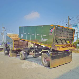 หกล้อดั้มพ์ ISUZU FTR 240 แรง ปี 2565 + หางดั้มพ์ สองเพลา  อู่เดอะฟินิกซ์ ปี 2565 (5403 5404)