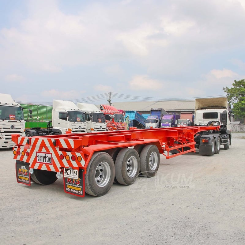 สิบล้อหัวลาก HINO FM1A 344 แรง ปี 2565+หางก้าง สามมิตร อู่สามมิตร ปี 2560 (7667 5348)