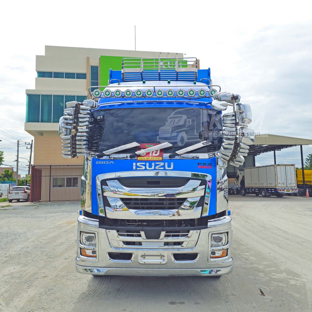 โปรก่อนฤดูกาลเก็บเกี่ยวซื้อ สด ลด 100,000  สีสวยมาก ISUZU FXZ 360 แรงม้า ปี 66 + หางดั้มพ์ สามเพลา อู่เดอะฟินิกซ์ ปี 65  (3502)