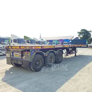 หางพื้นเรียบ สามเพลา อู่ ST ปี 2558 (8932)