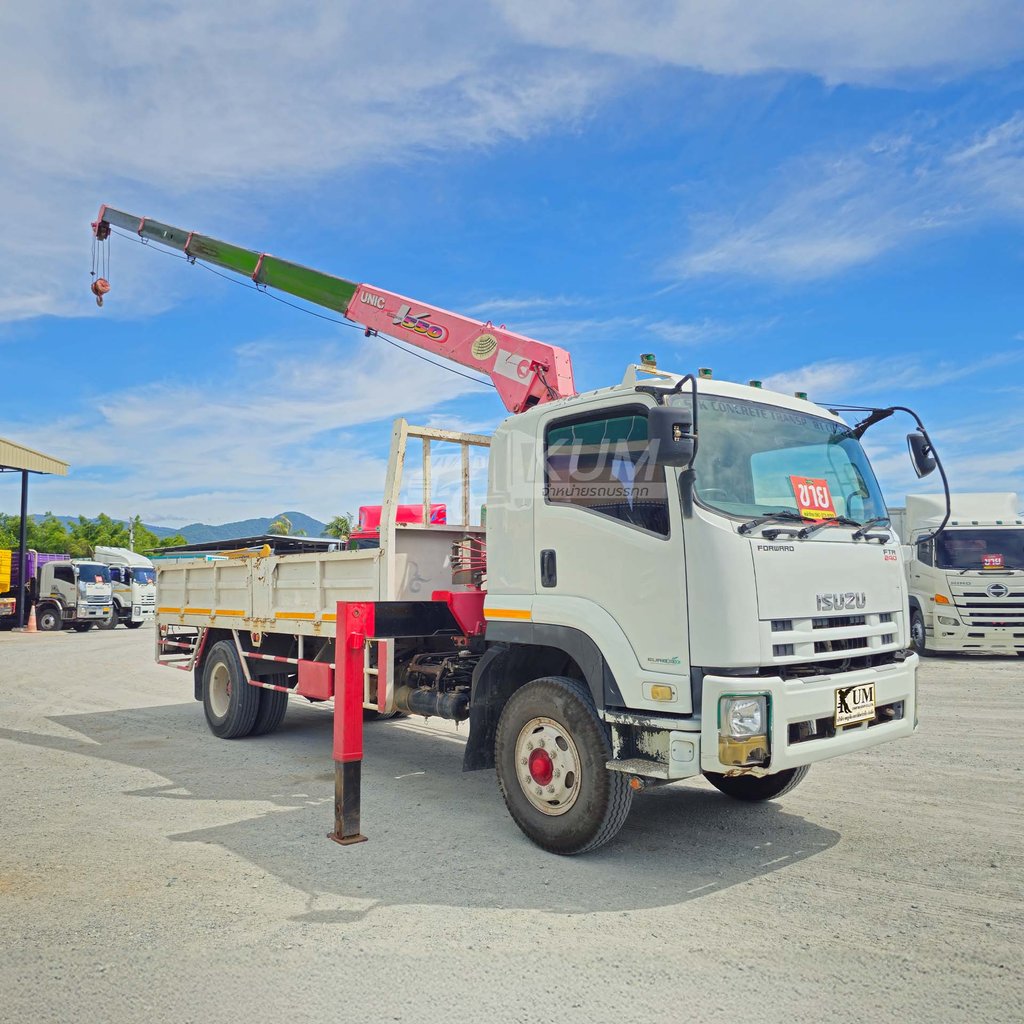 ลดล้างสต๊อก ส่งท้ายสิ้นปี หกล้อเครน ISUZU FTR 240 แรง ปี 57 เครน unoc 5.5 ตัน (0947) ลดล้างสต๊อก ส่งท้ายสิ้นปี หกล้อเครน ISUZU FTR 240 แรง ปี 57 เครน unoc 5.5 ตัน (0947)