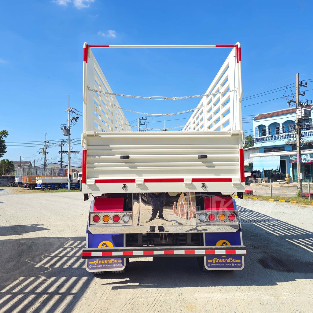 สิบล้อหัวลาก ISUZU GXZ 360 แรง ปี 2567 + หางกระบะคอกเหล็ก สามเพลา ป้ายแดงอู่ไทยมาวิน (7217 0735)