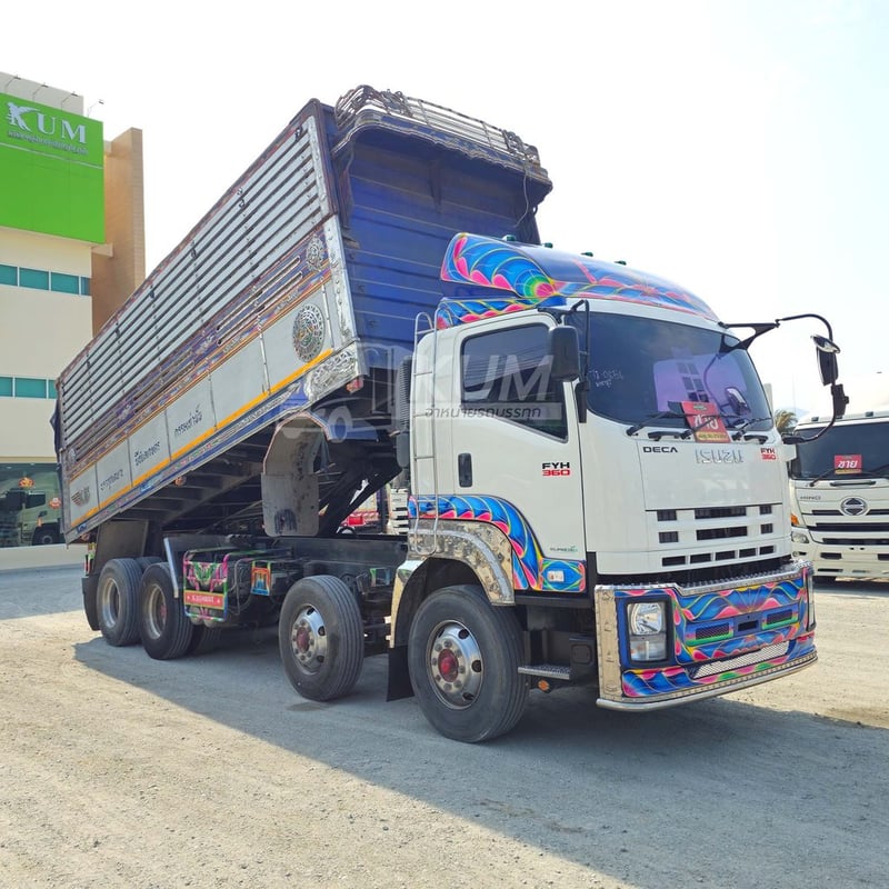 สิบสองล้อดั้มพ์ ISUZU FYH 360 แรง ปี 2555 (0856)