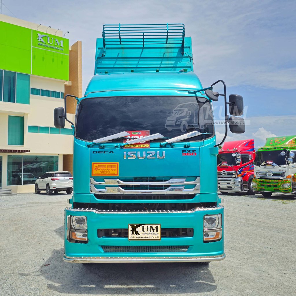 ผ่อน ลด ดอก สีสวยมาก ดั๊มพ์เกษตร ISUZU FXZ 360 แรงม้า ปี 66 (5392)