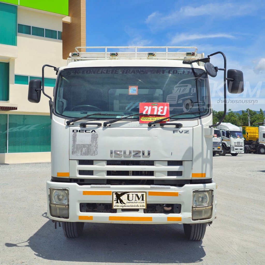 ISUZU FVZ 300 แรงม้า ปี 57 รถบรรทุก 10 ล้อ พื้นเรียบ (0978)
