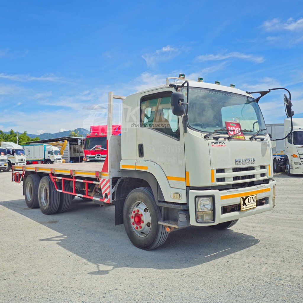 ISUZU FVM 240แรงม้า ปี 55รถบรรทุก 10ล้อ พื้นเรียบ (5844)