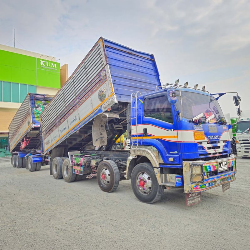 สิบสองล้อดั้มพ์ ISUZU FYH 360 แรง ปี 2556 + หางดั้มพ์ สามเพลา อู่ส.สมบัติ ปี 2556 (2507 2508) สิบสองล้อดั้มพ์ ISUZU FYH 360 แรง ปี 2556 + หางดั้มพ์ สามเพลา อู่ส.สมบัติ ปี 2556 (2507 2508)