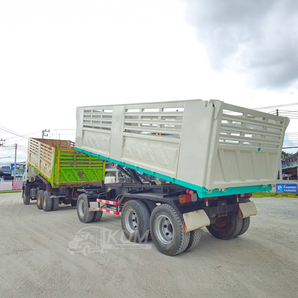 สด ลด VAT พ่วงแม่ลูกสามมิตร ISUZU FXZ 360 แรง ปี 56 + หางดั้มพ์ สามเพลา อู่สามมิตร ปี 57 (2374 8972) สด ลด VAT พ่วงแม่ลูกสามมิตร ISUZU FXZ 360 แรง ปี 56 + หางดั้มพ์ สามเพลา อู่สามมิตร ปี 57 (2374 8972)