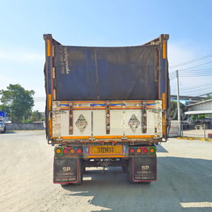 สิบสองล้อดั้มพ์ ISUZU FYH 360 แรง ปี 2556 + หางดั้มพ์ สามเพลา อู่ส.สมบัติ ปี 2556 (2507 2508)