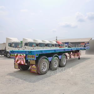 หางพื้นเรียบ สามเพลา อู่สหะกิจ ปี 2561 (5341)