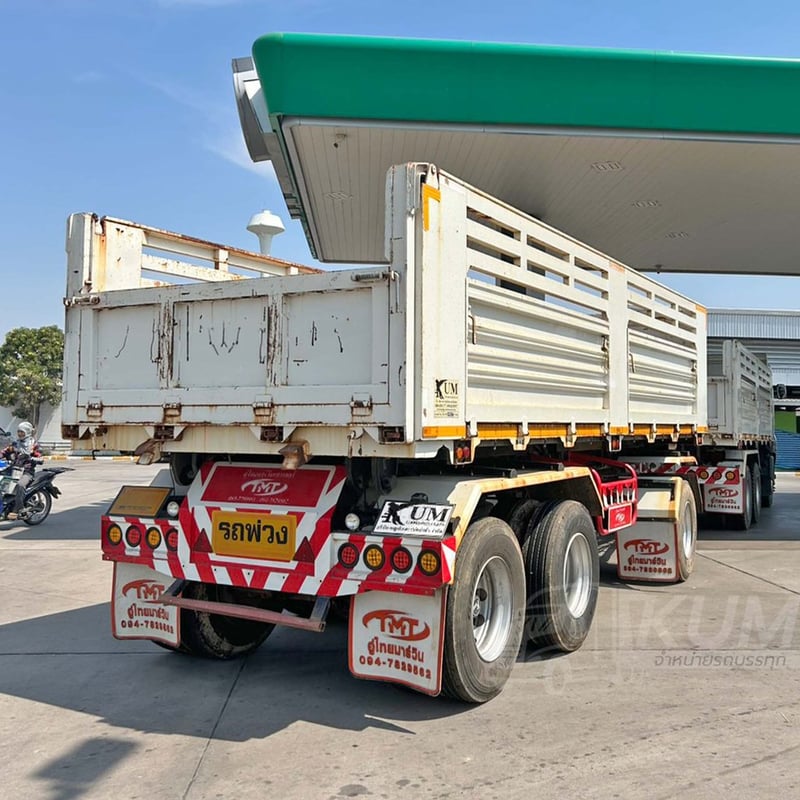 สิบล้อดั้มพ์ HINO FM1A 344 แรง ปี 2565 + หางดั้มพ์ สามเพลา อู่TMT ปี 2565 (9828 9829)
