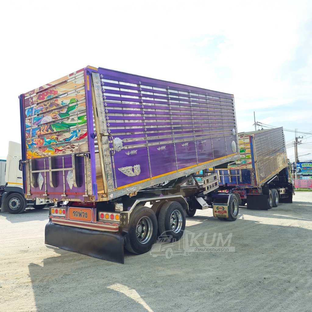 ผ่อน ลด ดอก สิบล้อดั้มพ์เกษตร ISUZU FXZ 360 แรงม้า ปี 66 + หางดั๊มพ์ สามเพลา อู่ส.สมบัติ ปี 66  (3111 3112)