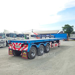 หางพื้นเรียบ สามเพลา อู่ ST ปี 2558 (8932)