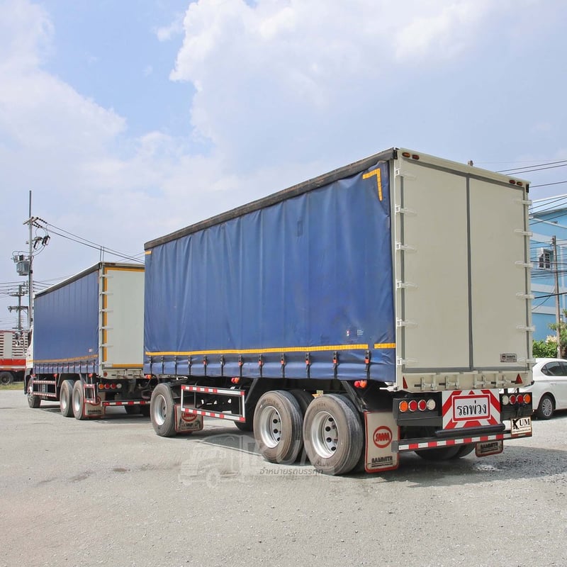 สิบล้อตู้ผ้าใบ HINO FL1A 344 แรง ปี 2567 + หางตู้ผ้าใบ สามเพลา อู่สามมิตร ปี 2567 (5506 5507) สิบล้อตู้ผ้าใบ HINO FL1A 344 แรง ปี 2567 + หางตู้ผ้าใบ สามเพลา อู่สามมิตร ปี 2567 (5506 5507)