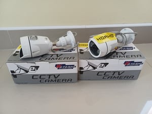กล่องบันทึกกล้องวงจรปิด WATASHI แถม กล้องวงจรปิด 2 ตัว