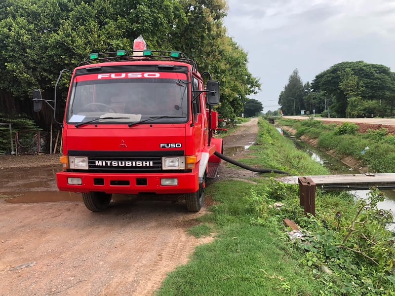 MITSUBISHI FUSO FE 160แรงม้า รถบรรทุก 6ล้อ รถดับเพลิง ปี1997 เลขไมล์น้อยกว่า 10,000 กม.