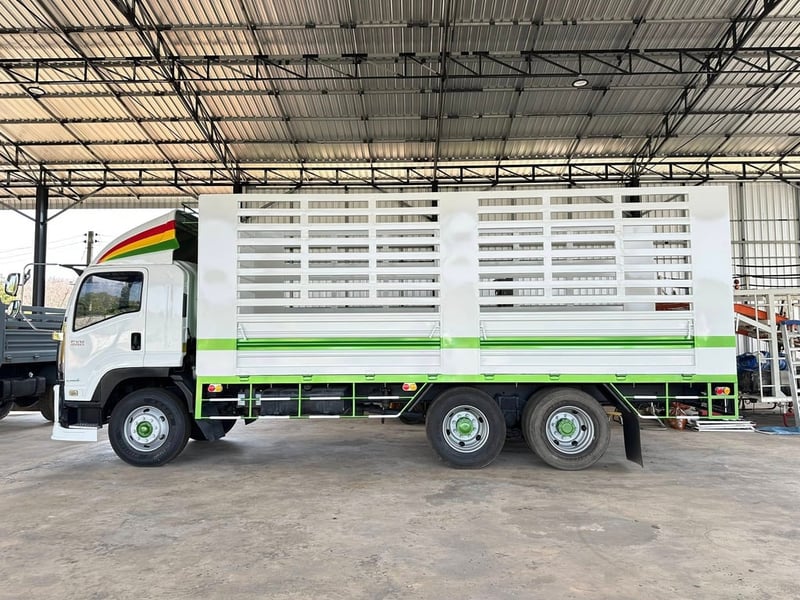 ISUZU FVM  กระบะคอกสูง เพลาเดียว ปี56
