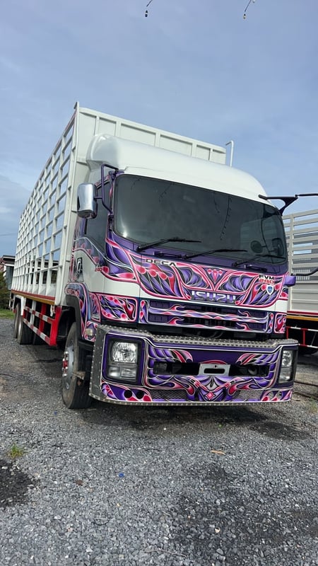 ISUZU FVM 240แรงม้า รถบรรทุก 10ล้อ กระบะคอกสูง ปี2018 คอกไก่ ยาว 9.8 เมตร ISUZU FVM 240แรงม้า รถบรรทุก 10ล้อ กระบะคอกสูง ปี2018 คอกไก่ ยาว 9.8 เมตร