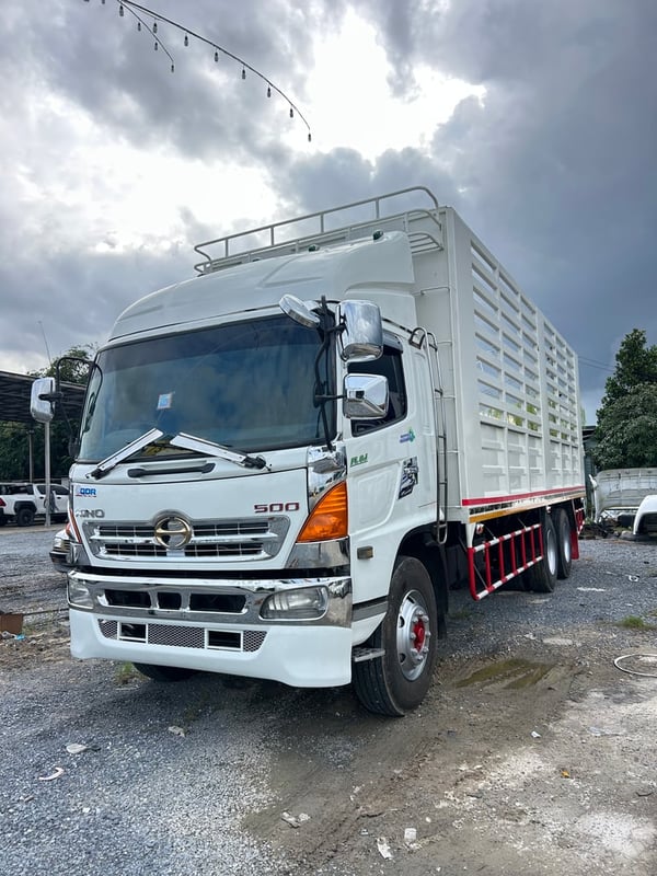 HINO FM รถบรรทุก 10ล้อ กระบะคอกสูง ปี2006 HINO FM รถบรรทุก 10ล้อ กระบะคอกสูง ปี2006