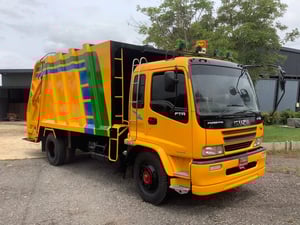 รถขยะ  ISUZU 6ล้อ  เดก้า200แรง ยูโร2 ปี47 #1