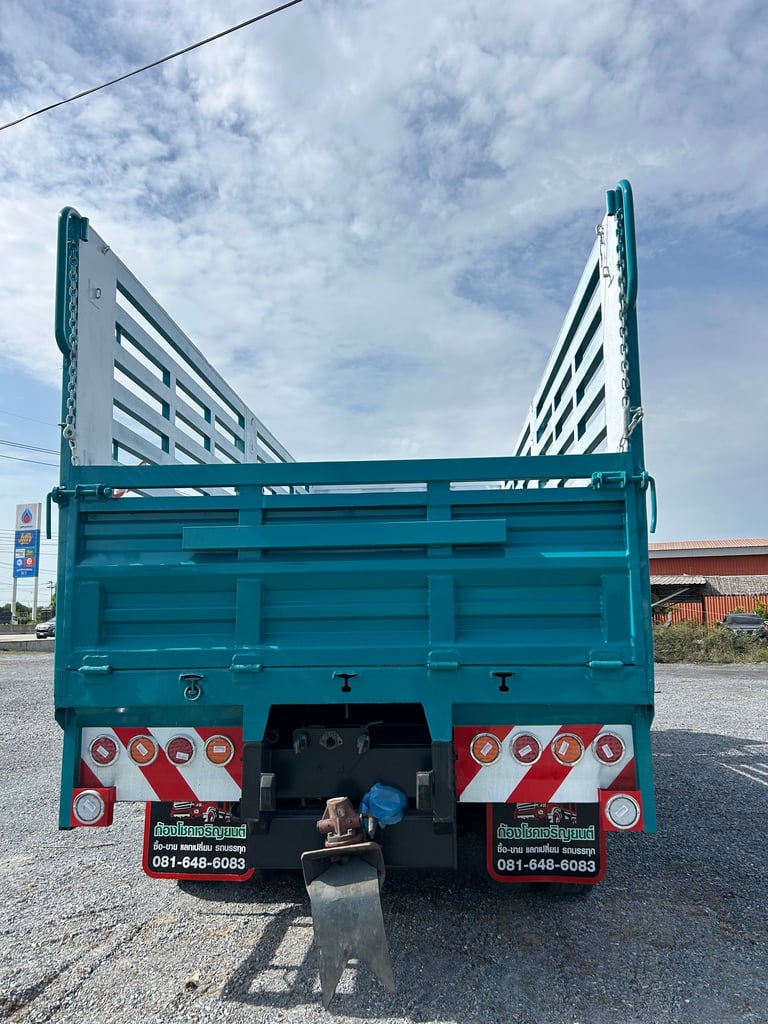 HINO FM 344แรงม้า รถบรรทุก 10ล้อ กระบะคอกสูงยาว 6.3 เมตร  ปี2016 