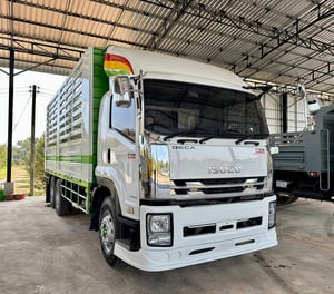 ISUZU FVM  กระบะคอกสูง เพลาเดียว ปี56