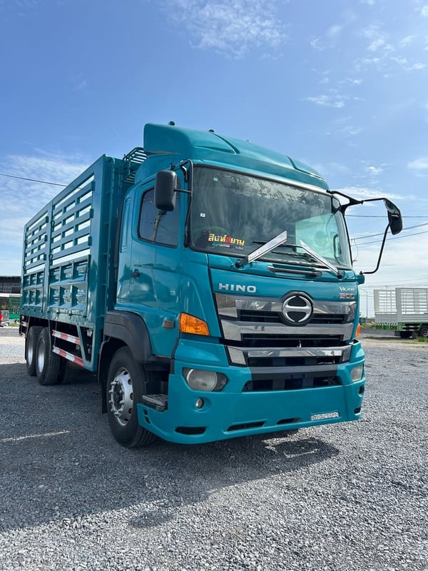 HINO FM 344แรงม้า รถบรรทุก 10ล้อ กระบะคอกสูง ยาว 6.3 เมตร  ปี2016 